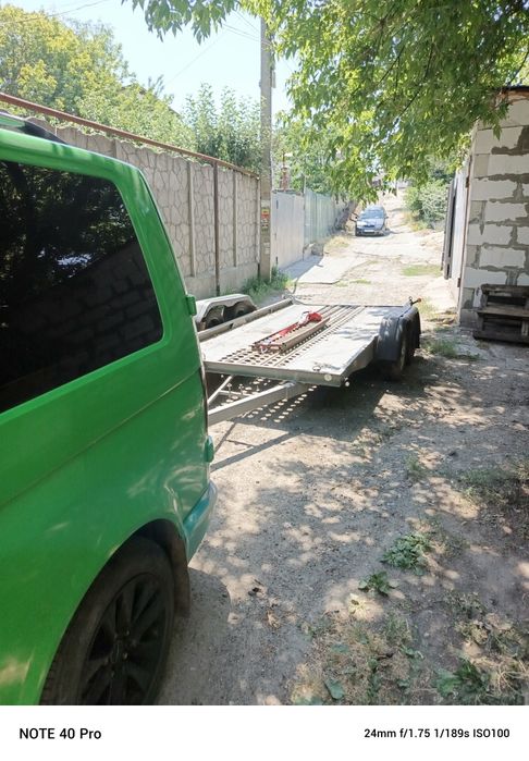 Лафет для  транспортировки автомобилей .