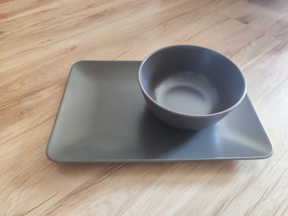 12 sztuk zastawa stołowa miski i talerze IKEA