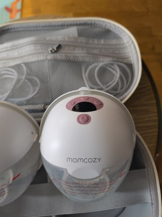 Momcozy m5 laktator podwójny, stan idealny na gwarancji.