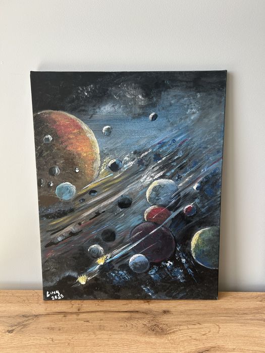 Obraz „Kosmos” akryl na płótnie 40x50
