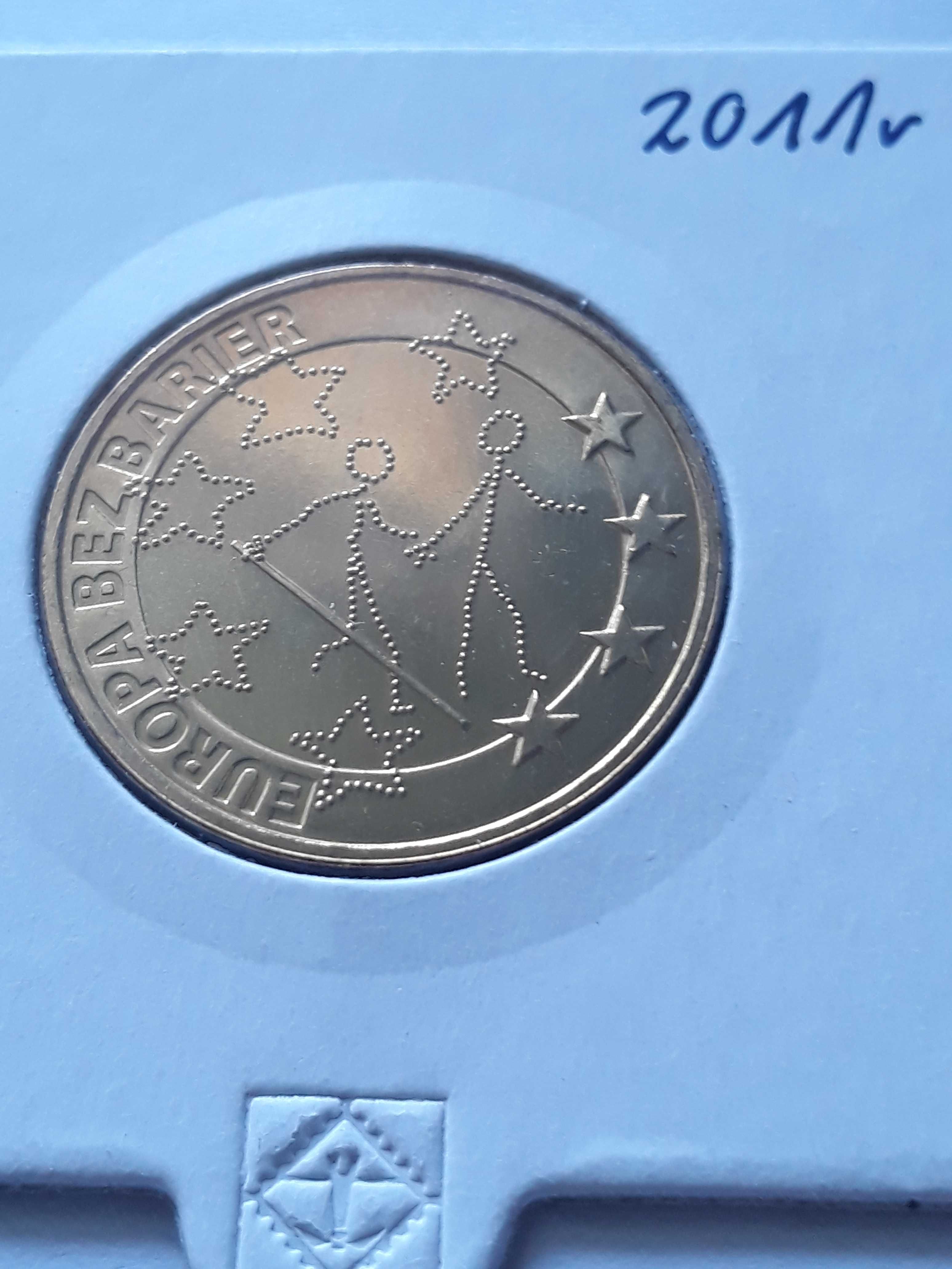 2 zł Europa bez barier-2011 r.-UNC