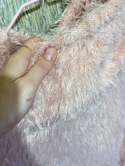 кофта кроп «травка» з горлом