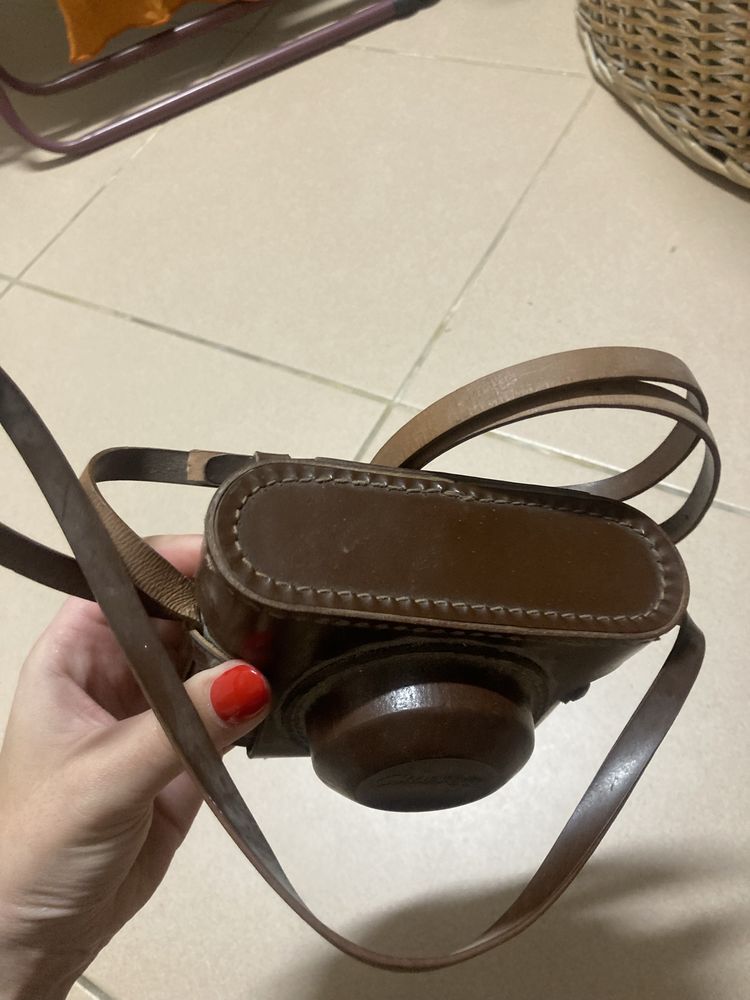 Bolsa antiga para maquina fotografica