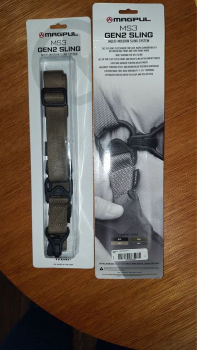 Ремінь тактичний одно / двоточковий Magpul з антабками оригінал USA