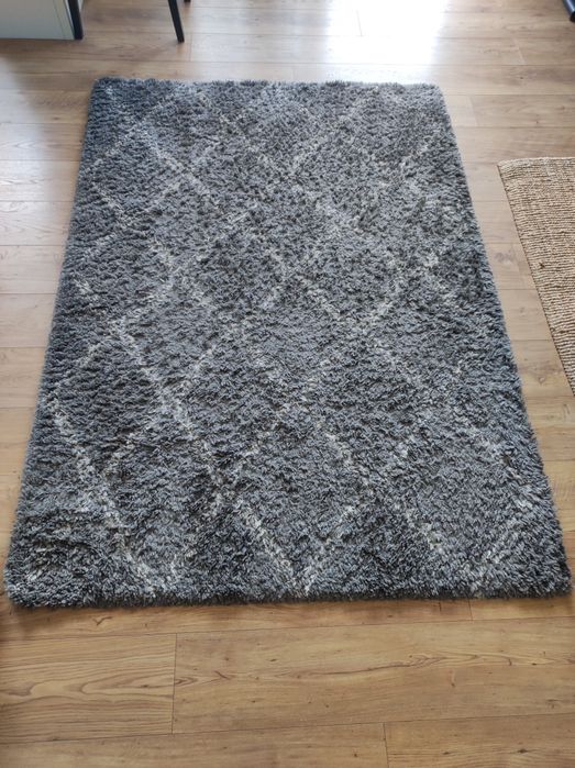 Jysk Dywan AKSFRYTLE 135x190 cm shaggy szary