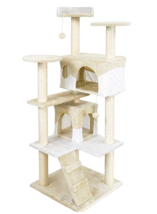 •PIĘKNY DRAPAK• Dla Kota Wysoki XXL 135cm Zabawki Legowisko Drapanie