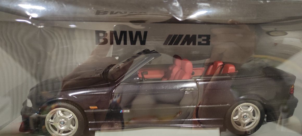 1/18 Bmw M3 cabrio ut models carro coleção miniatura