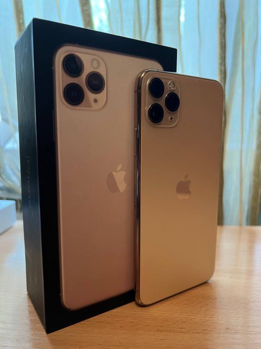 Iphone 11 Pro Max в золотистом цвете