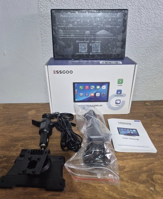 Portable Carplay Essgoo przenośny ekran dotykowy