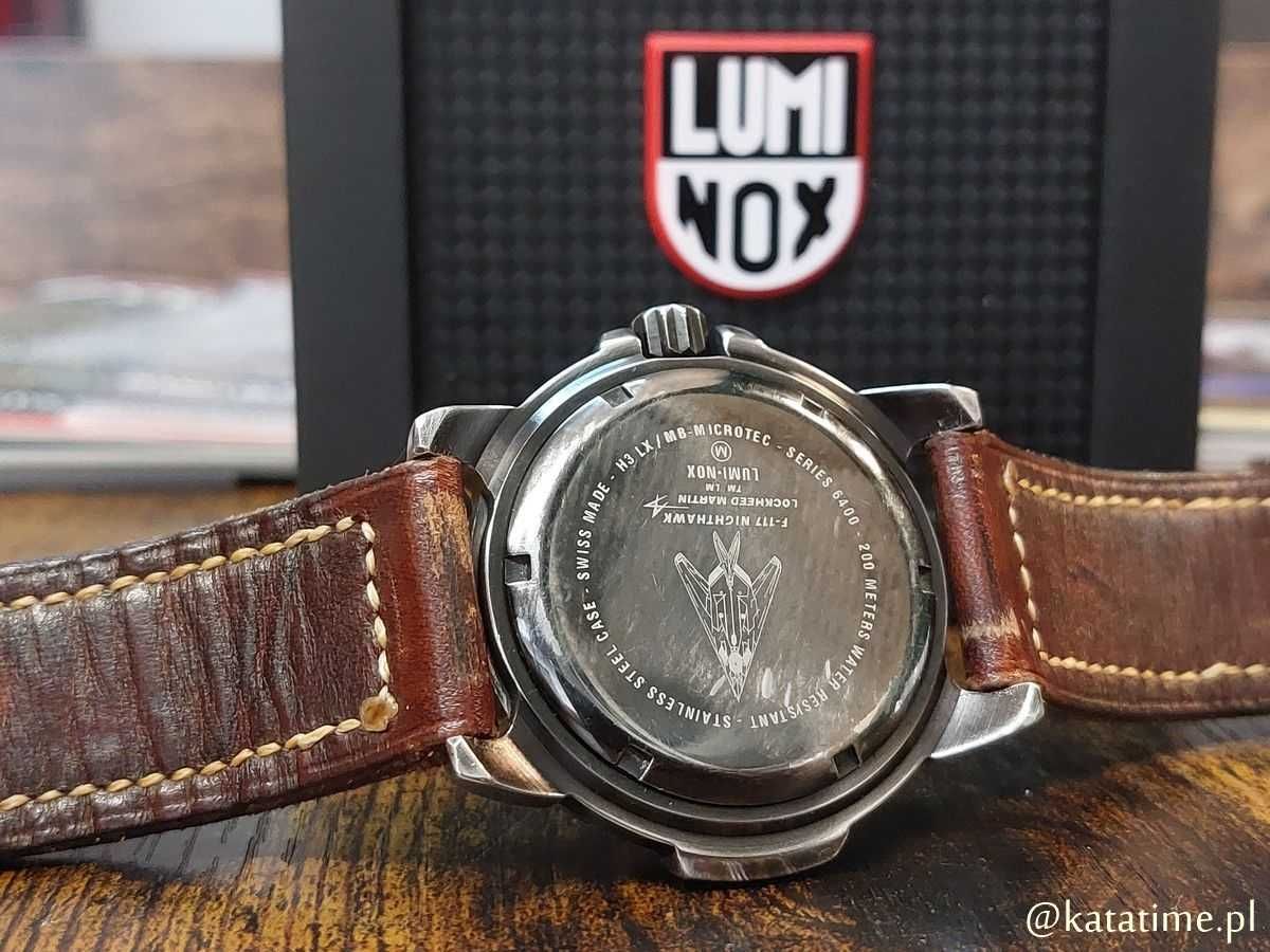 Zegrek męski LUMINOX Lockheed F-117 Nighthawk serii 6400 używany SUPER