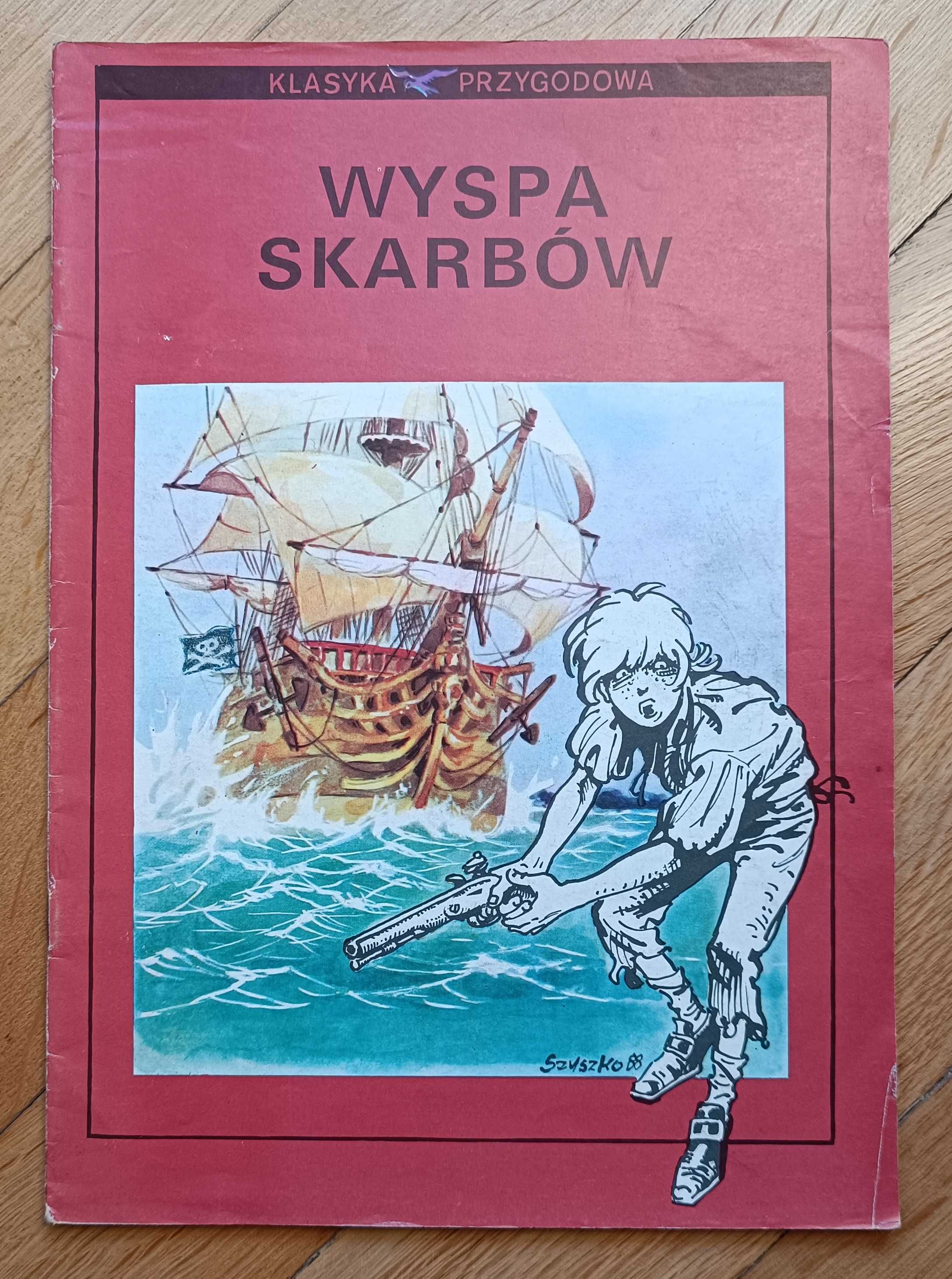 Komiks Wyspa skarbów na podstawie powieści Robert Louis Stevenson