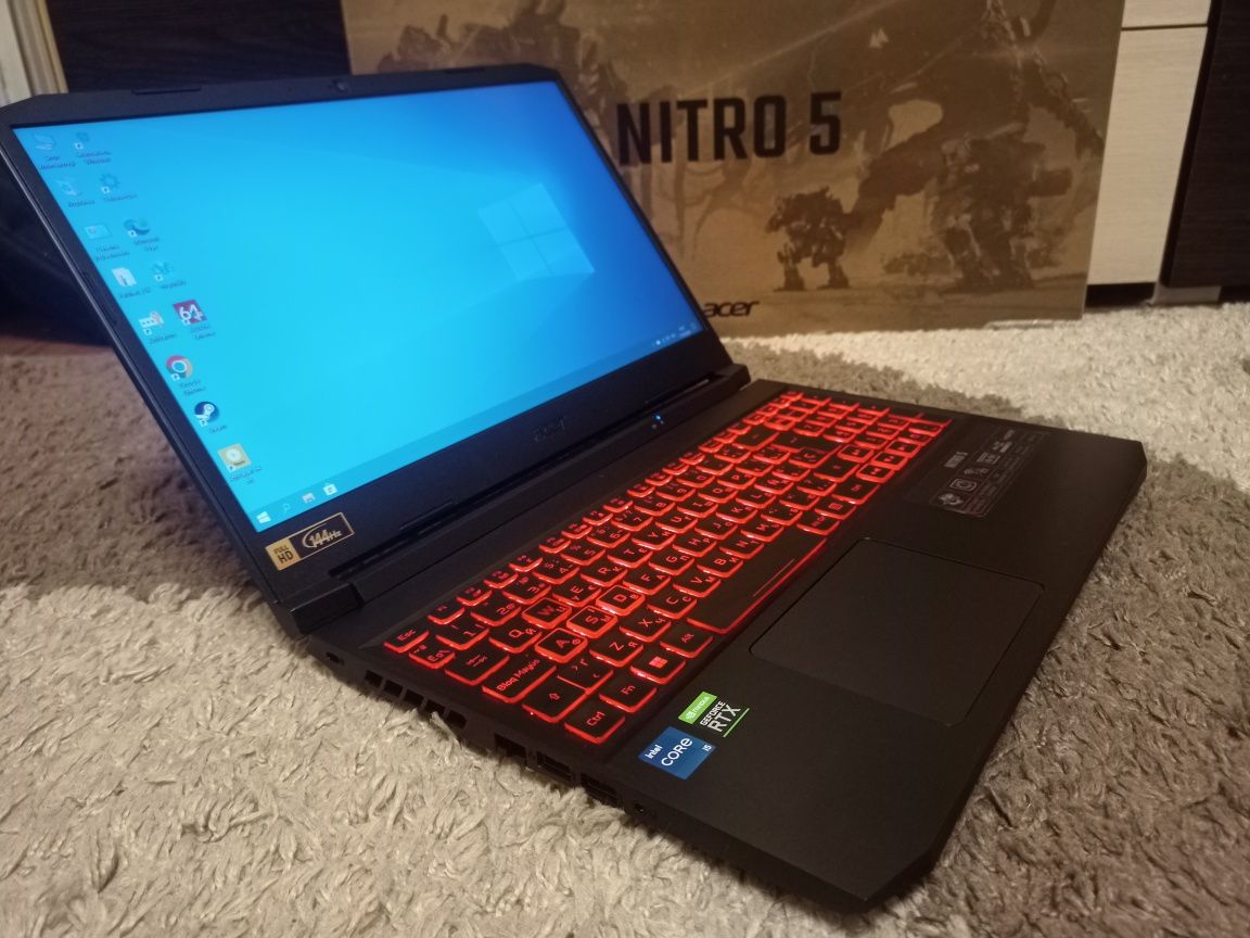 Acer Nitro 5 an515-57 intel i5-11400h/Nvidia RTX 3050/16озу/nvme512gb