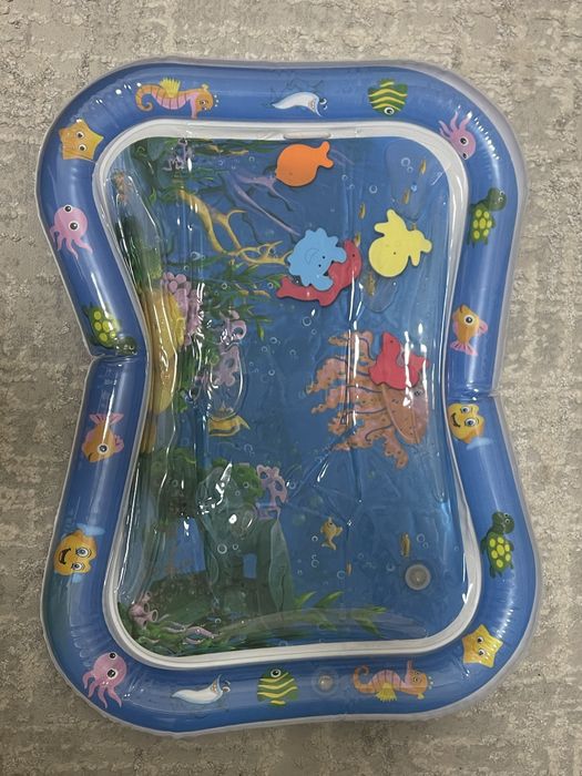 Ігровий надувний розвиваючий килимок для дітей підводний світ