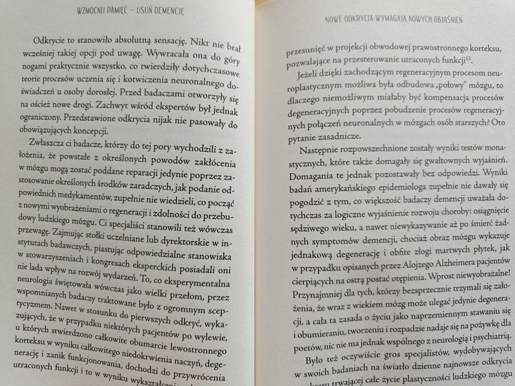 Wzmocnij pamięć - usuń demencję. Samodzielna aktywacja regeneracji móz