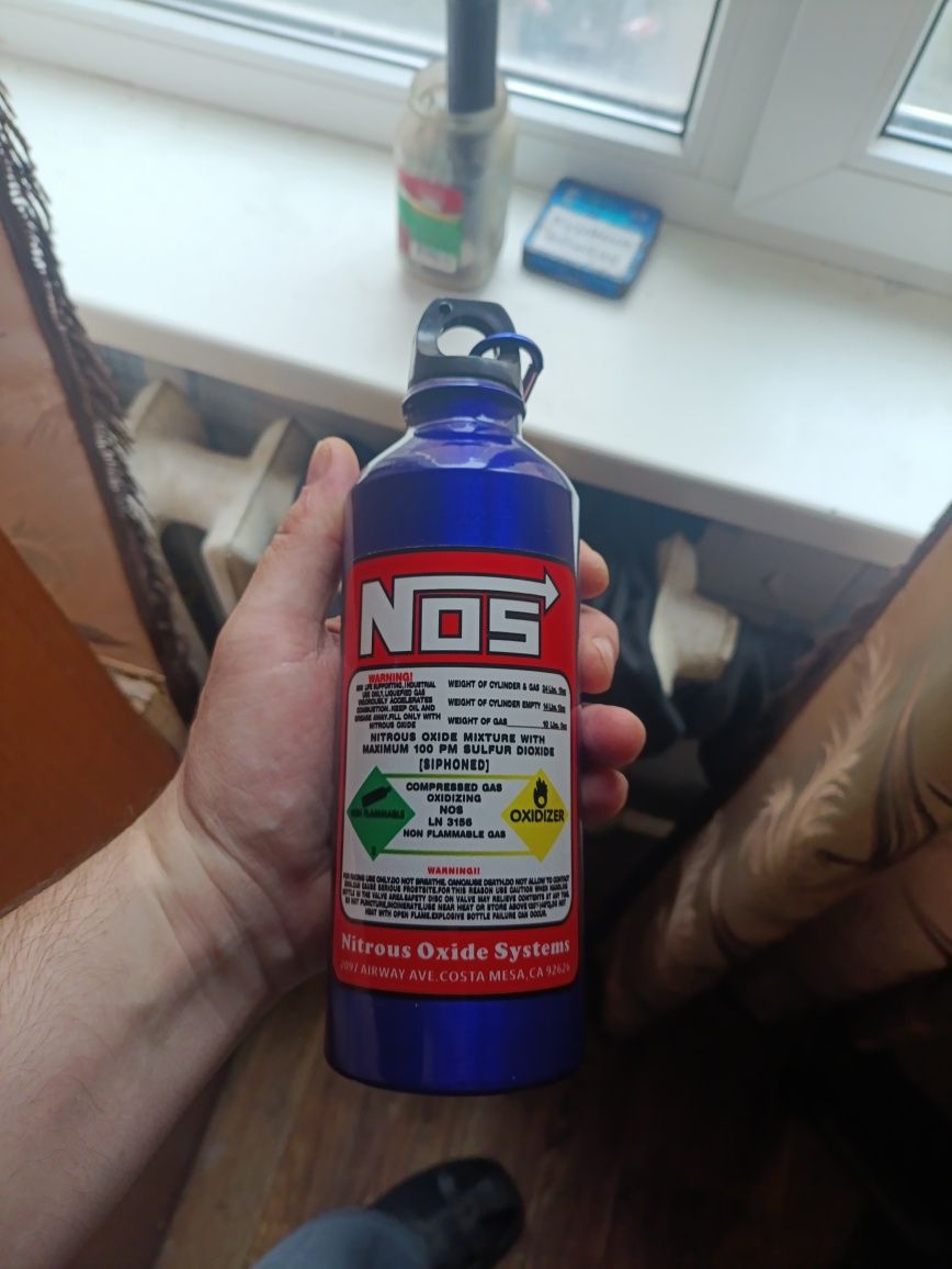 Термопляшка для напоїв NoS 500 мл,синя