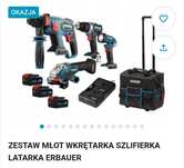 Erbauer E18-4KB -EXT zetaw narzędzi akumulatorowych.Okazja!