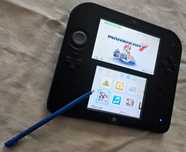 Nintendo 2DS Preta e Azul TROCA