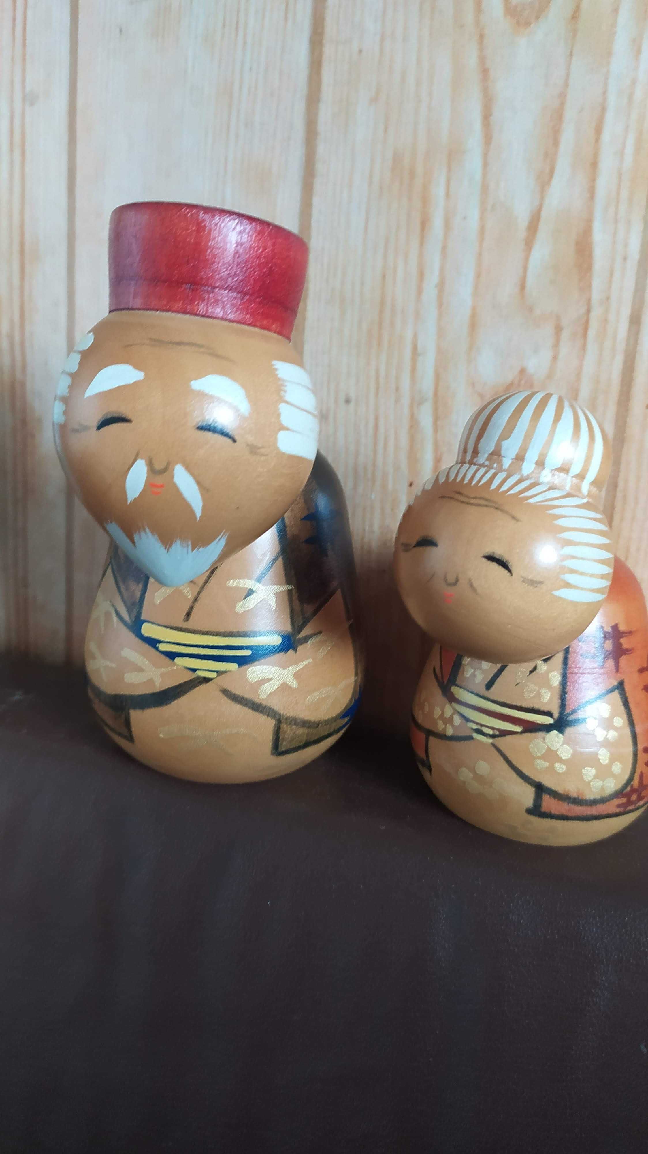 Дерев'яні японські фігурки Кокеши Kokeshi