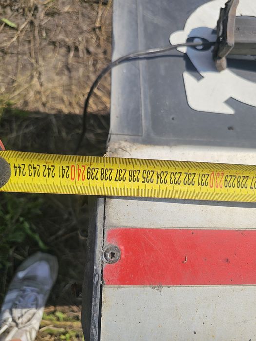 Zderzak tył naczepa ,przyczepa , aluminiowy z chlapaczem ; belka tył ,