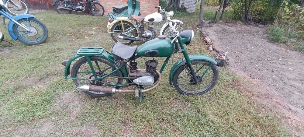 ретро мото К 125М на ходу