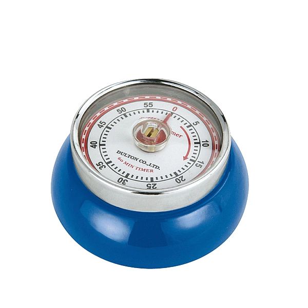 Timer Zassenhaus Speed mechaniczny, śred. 7x3 cm, niebieski