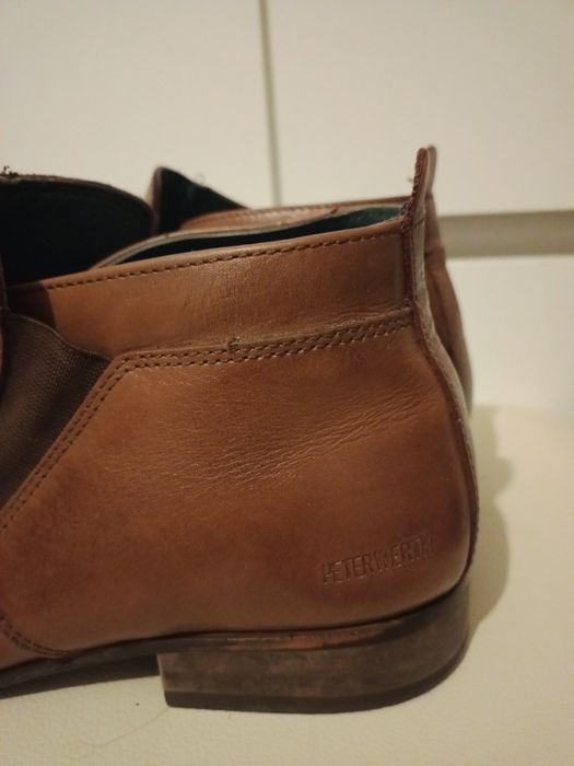 Buty botki półbuty męskie skórzane rozmiar 41-42