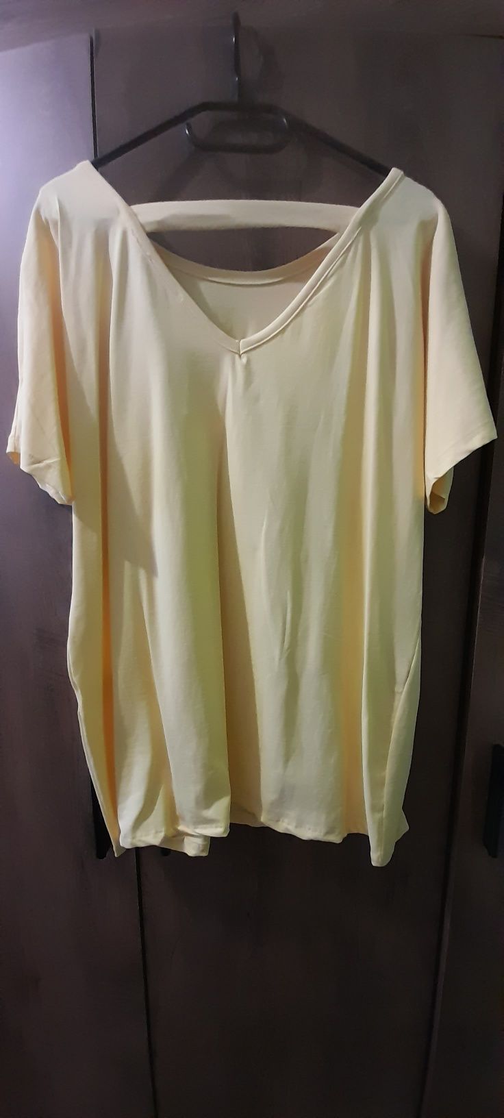 Bluzka, Tshirt, r.48-50, żółta