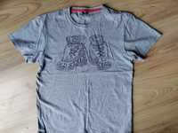 T-shirt popielaty roz. M