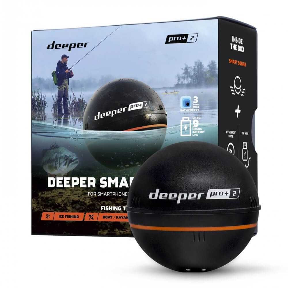 Ехолот Deeper Smart Sonar PRO+ 2 Офіційний Магазин Гарантія 2 роки