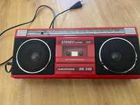 Radiomagnetofon Grundig RR 345 czerwony_do naprawy