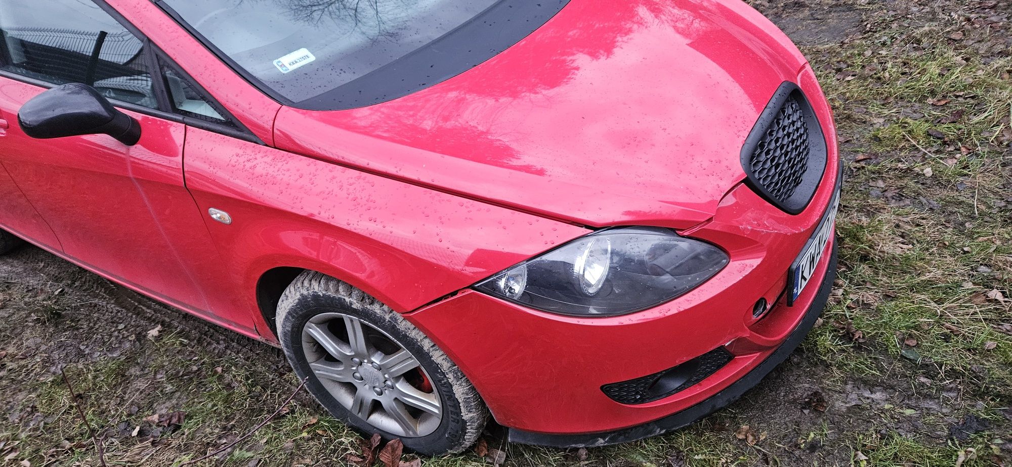 Seat Leon II Maska Zderzak Lampa Pas Chlodnice Blotnik Przód