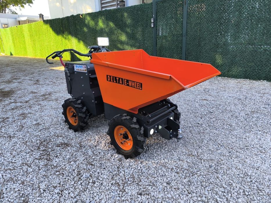 Mini dumper electrico 300kgs 4X4 com gancho reboque