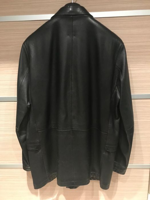 Шкіряна куртка Hugo Boss Laure зі шкіри ягняти