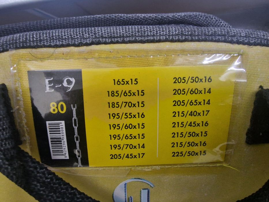 Łańcuchy śnieżne E-9