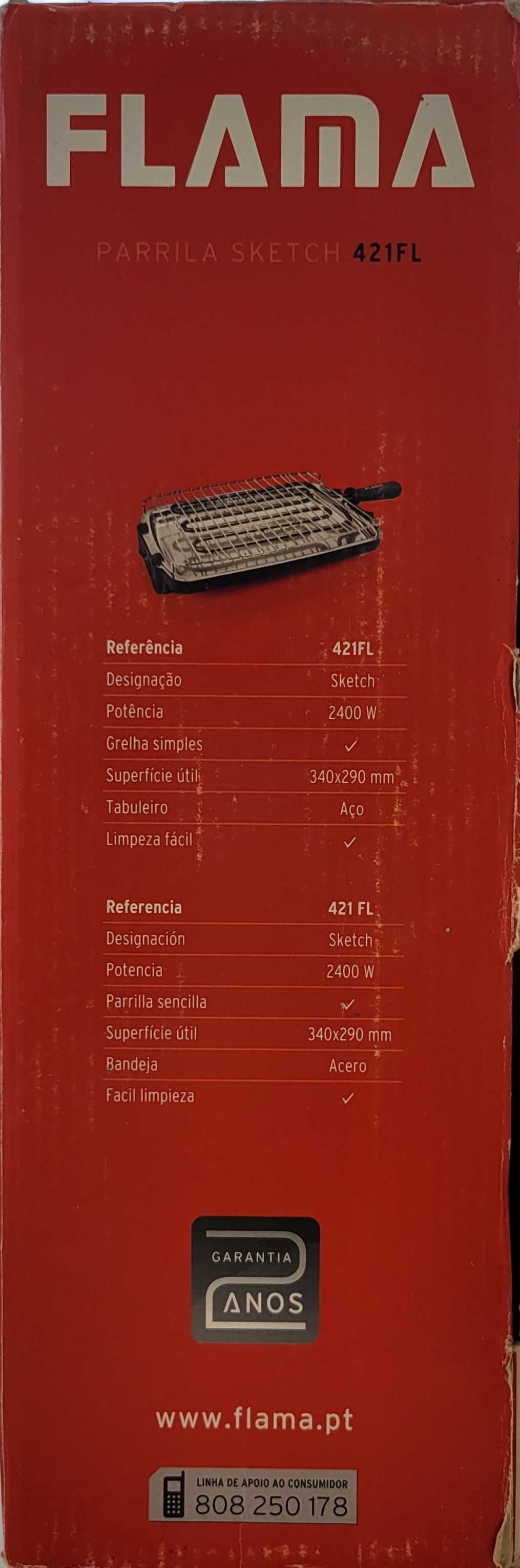 Grelhador elétrico FLAMA