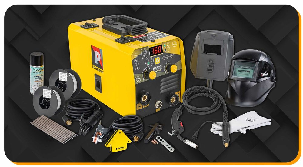 Spawarka inwerterowa migomat mig mag mma flux tig lift 160a synergia