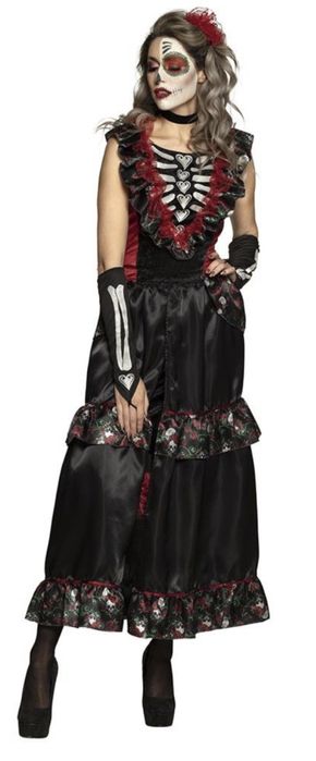 Vestido dia de los muertos Halloween Catrina