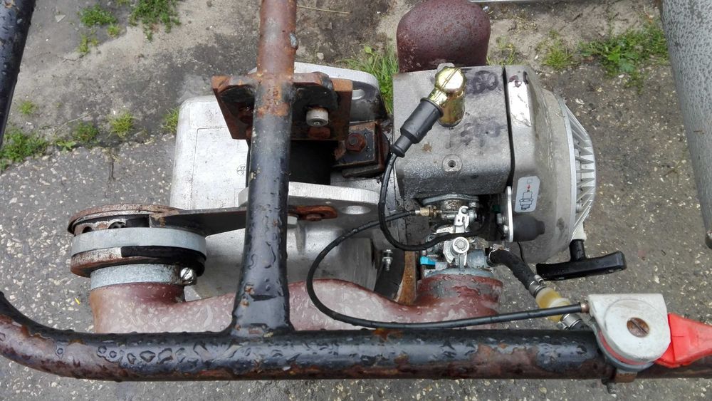 Skoczek ubijak zagęszczarka VibroMax waga 65,silnik 2t Sachs.