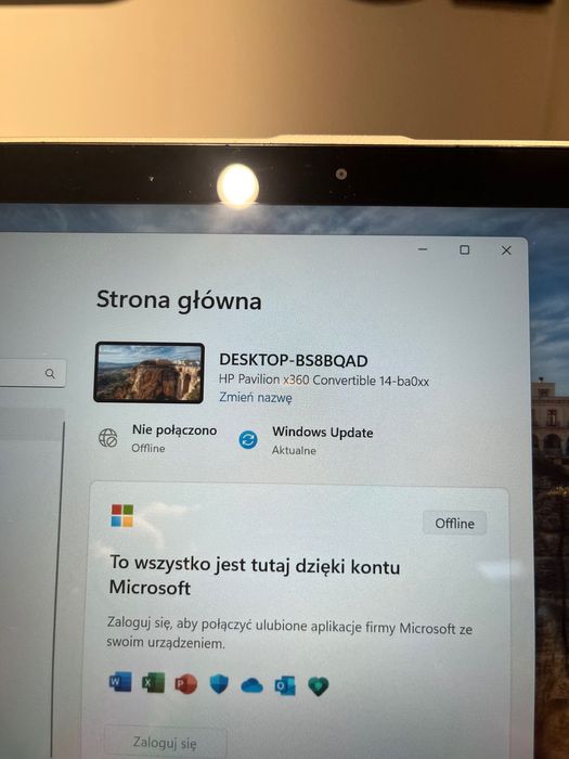 Laptop HP Pavilion 14 X360 2w1 Intel Core i3/8GB/256GB SSD Klasa A-