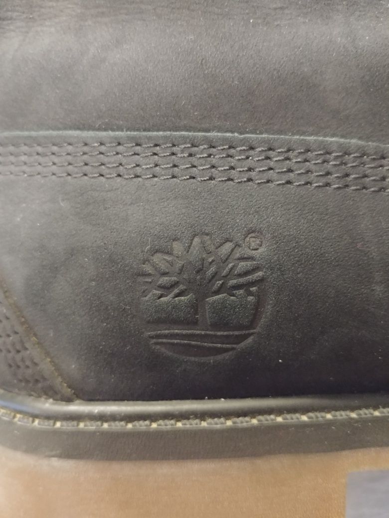 Czarne Buty Timberland 6 IN PREMIUM WP BOOT trapery glany zimowe