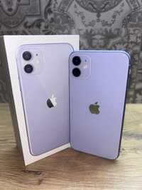 iPhone 11 64GB Purple w STANIE IDEALNYM ! Caly zestaw + etui Fioletowy