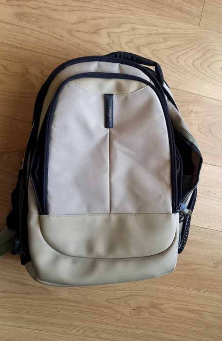 Męski beżowy plecak Samsonite
