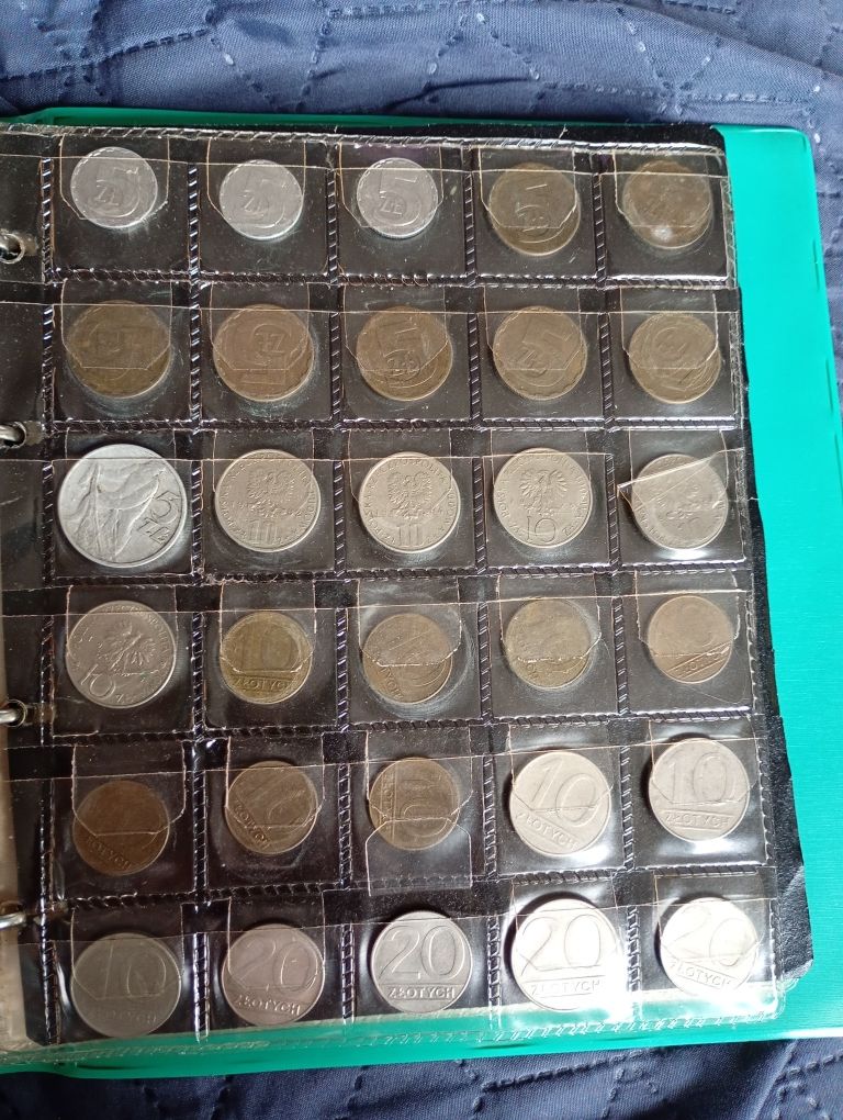 Stare polskie i niemieckie monety lata 60-90