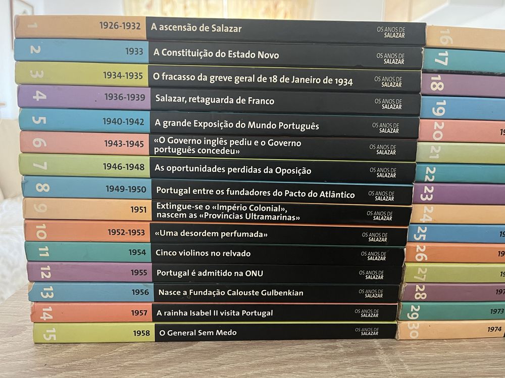 Coleção completa: OS ANOS DE SALAZAR