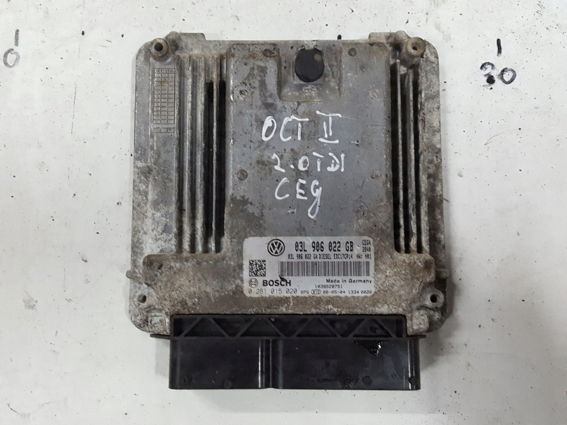 OCTAVIA 2 II 04-08r 2.0 TDI CEG KOMPUTER SILNIKA