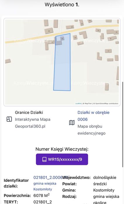 Działka na sprzedaż