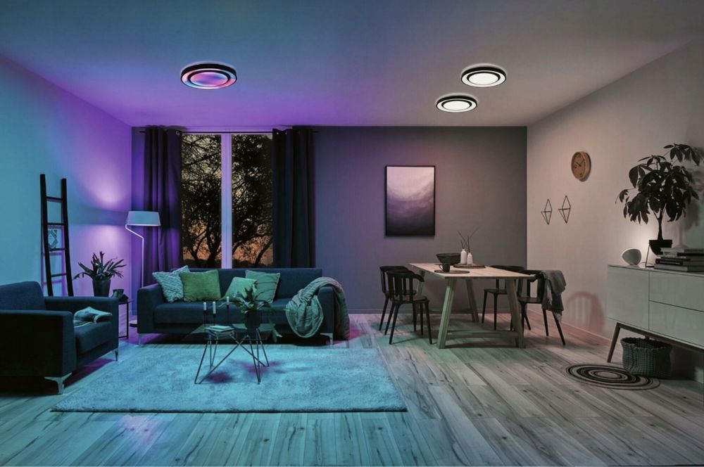 PAULMANN Lampa sufitowa LED Rainbow efekt tęczy RGBW 230V 38,5W