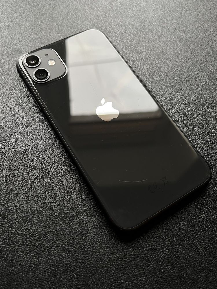 iPhone 11, Black, 128gb (Neverlock) Айфон 11 черный 100% акб