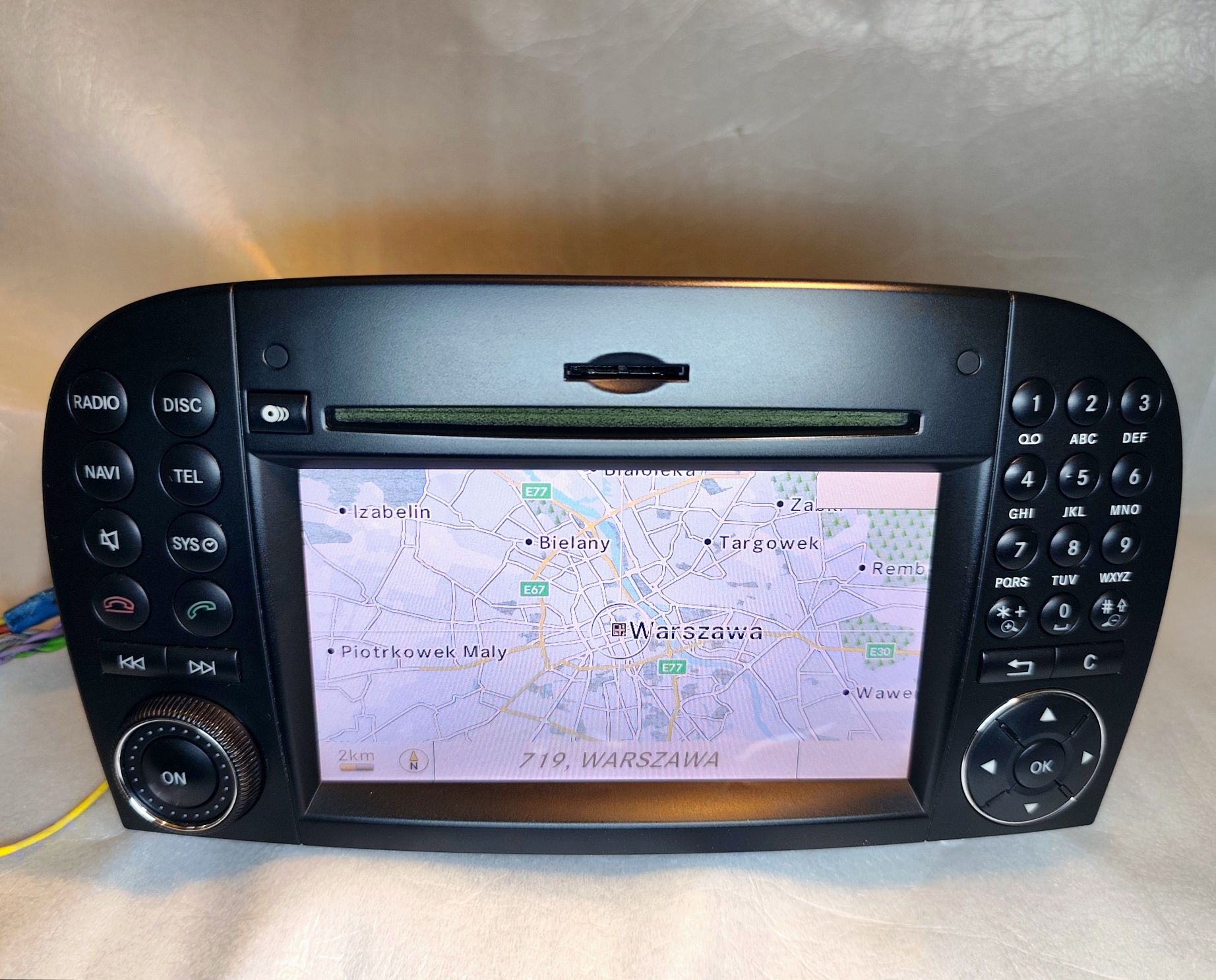 MERCEDES R230 SL Comand NTG 2.5 NOWY WYŚWIETLACZ ! Radio Nawigacja  EU