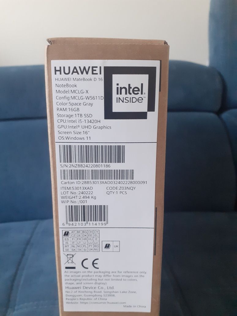 Huawei Matebook D16 1TB 2024